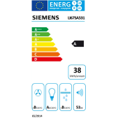 Foto van Vlakscherm afzuigkap -60 cm breed- Siemens LI67SA531 iQ300