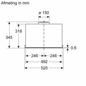 Foto van Afzuigunit Siemens LB57NPC60 iQ700