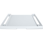 Foto van Verbindingsset voor droger en wasmachine, met uitschuifbaar plateau WTZ27400