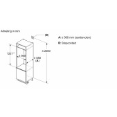 Foto van Inbouw koelkast Siemens KI41REDC0 iQ500