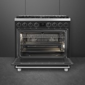 Foto van Gas-electro fornuis SMEG B91GMMBNLK2