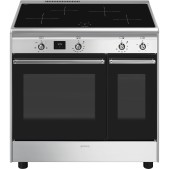 Foto van Inductie-electro fornuis SMEG CX92IM
