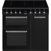 Foto van Inductie-electro fornuis SMEG CX93IMBL