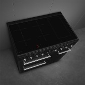 Foto van Inductie-electro fornuis SMEG CX93IMBL