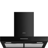 Foto van Wandschouwkap SMEG KBT600BL