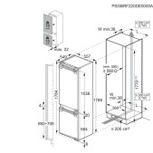 Foto van Inbouw koel-vriescombinatie AEG TC7CS181DF