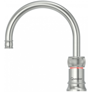 Foto van Classic Nordic Round single tap Quooker RVS COMBI 22CNRRVS