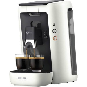 Foto van Koffiepadautomaat Philips Square White CSA260/10