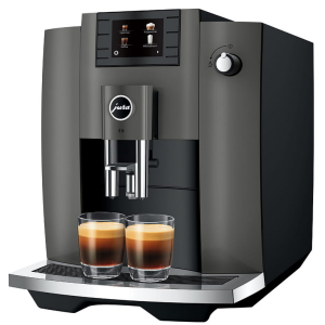 Foto van Koffie volautomaat Jura E6 Dark Inox (EC)