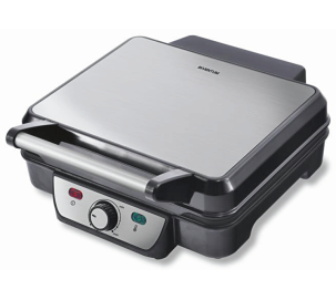 Foto van Contactgrill Inventum CG618 Zwart/RVS