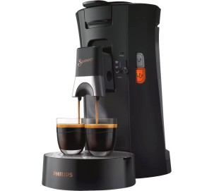 Foto van Koffiepadautomaat Philips CSA240/60 - zwart -