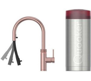 Foto van Flex kraan Quooker Rosé Koper PRO3 3XRCO