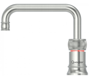 Foto van Classic Nordic Square single tap Quooker Chroom COMBI 22CNSRVS