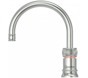 Foto van Classic Nordic Round single tap Quooker RVS COMBI 22CNRRVS