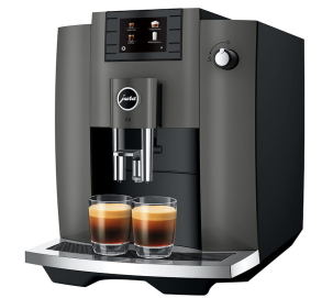 Foto van Koffie volautomaat Jura E6 Dark Inox (EC)