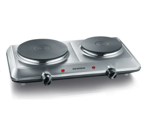 Foto van Kookplaat Severin DK1014 inox 2-pits