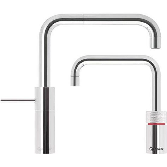 Foto van Nordic Square Twintaps Quooker Chroom PRO3