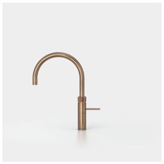 Foto van Fusion Round kraan Quooker Messing Patina COMBI+ 22+FRPTN