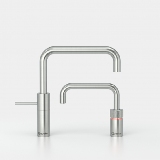 Foto van Nordic Square Twintaps Quooker RVS COMBI 22NSRVSTT
