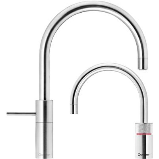 Foto van Nordic Round Twintaps Quooker Chroom COMBI 22NRCHRTT