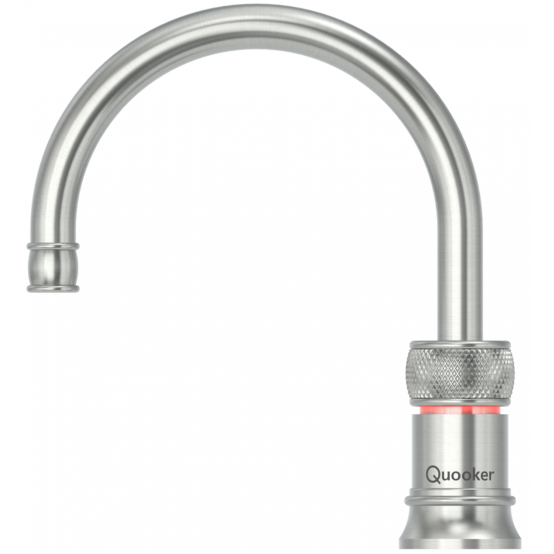Foto van Classic Nordic Round single tap Quooker RVS COMBI+ 22+CNRRVS