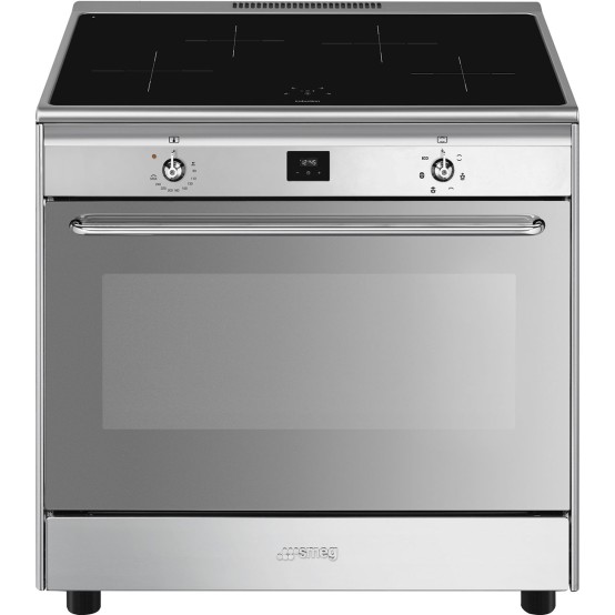 Foto van Inductie-electro fornuis SMEG CG90IXT9