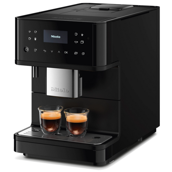 Foto van Vrijstaande koffieautomaat Miele CM 6560 Obsidiaanzwart PearlFinish