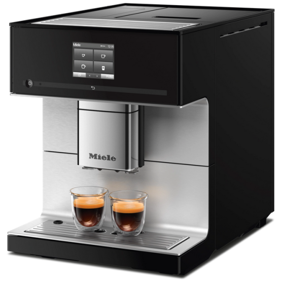 Foto van Vrijstaande koffieautomaat Miele CM 7350 Obsidiaanzwart