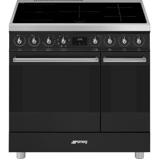 Foto van Inductie-electro fornuis SMEG C92IMMB2