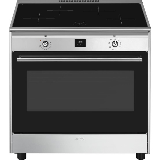 Foto van Inductie-electro fornuis SMEG CG90CIXT