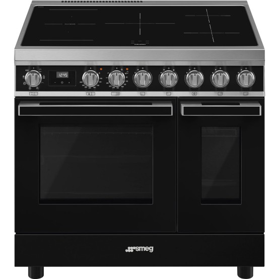 Foto van Inductie-electro fornuis SMEG CPF92IMBL