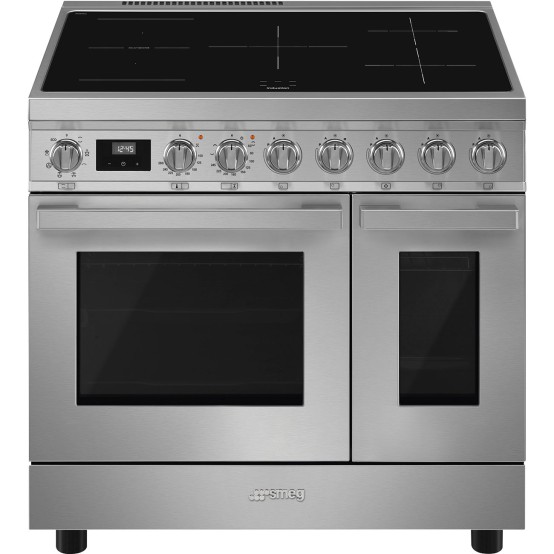 Foto van Inductie-electro fornuis SMEG CPF92IMX