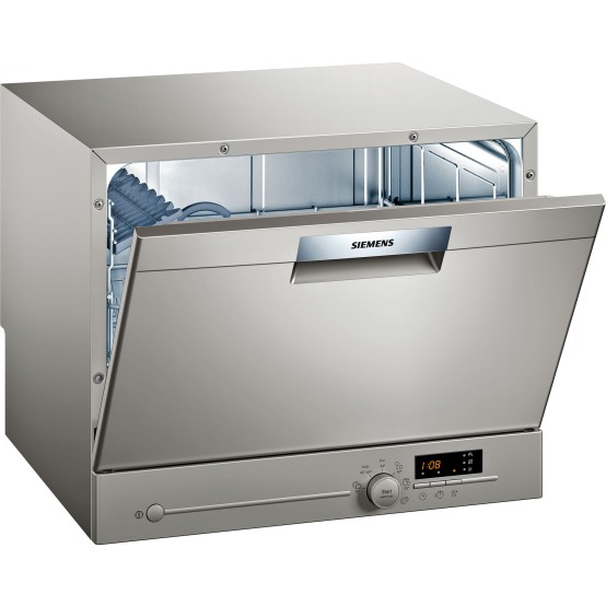 Foto van Vrijstaande compacte vaatwasser Siemens SK26E822EU iQ300