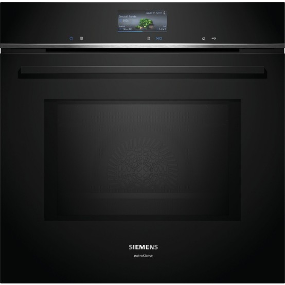 Foto van Combi oven met magnetronfunctie Siemens HM776GNB1F iQ700