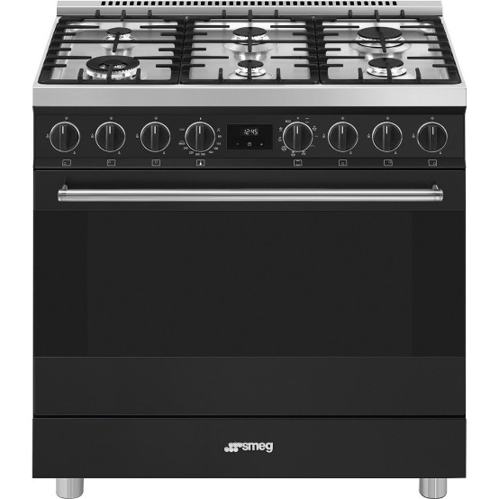 Foto van Gas-electro fornuis SMEG B91GMMBNLK2