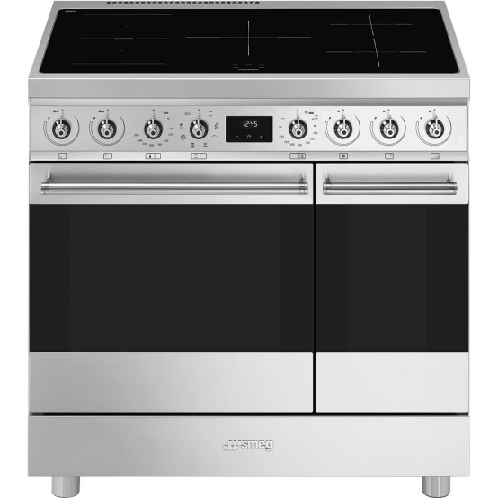Foto van Inductie-electro fornuis SMEG C92IMX2