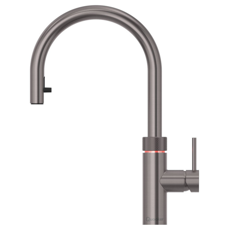 Foto van Flex kraan Quooker GunMetal COMBI 22XGME