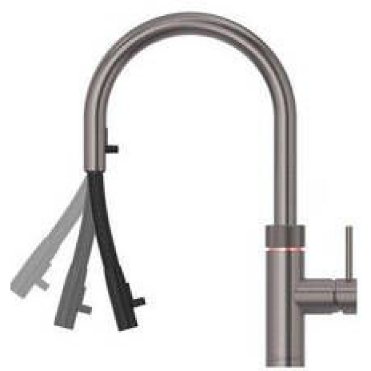 Foto van Flex kraan Quooker GunMetal COMBI+ 22+XGME