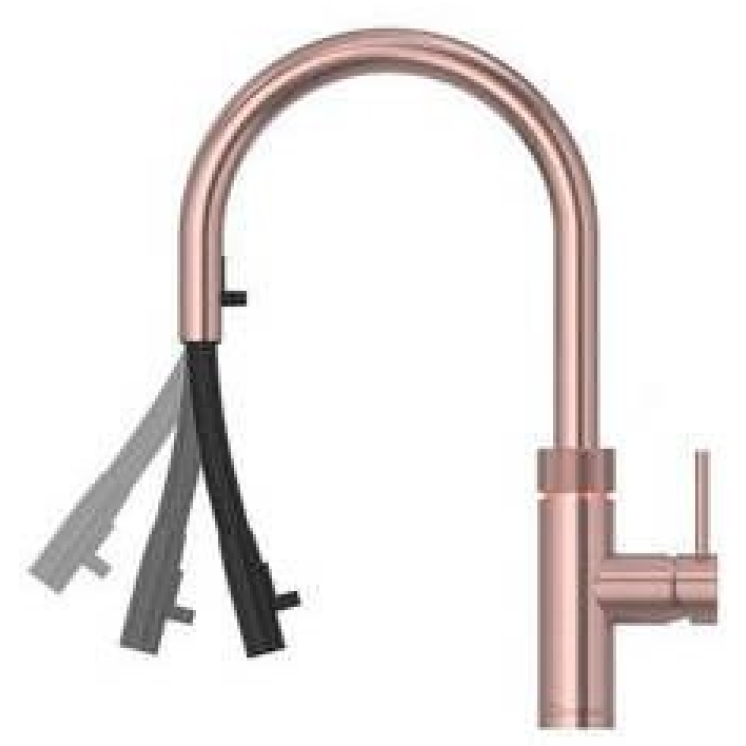 Foto van Flex kraan Quooker Rosé Koper COMBI 22XRCO