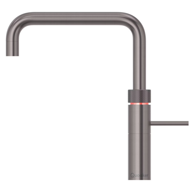 Foto van Fusion Square kraan Quooker Gun Metal PRO3 3FSGME